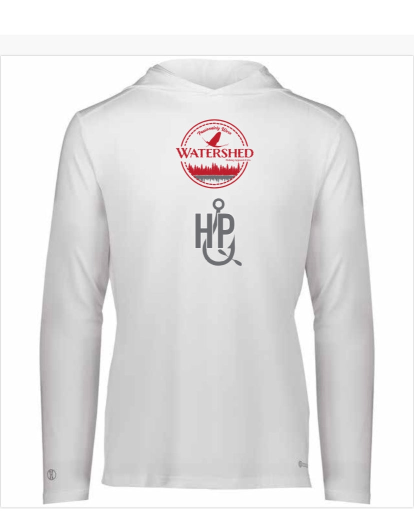 SPF 50+ Watershed\Hook and Paddle Hooded Fishing Shirt
