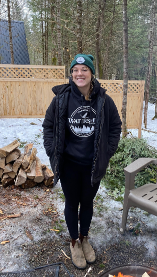 Watershed Fishing Apparel & Co. Classic Logo (White) Unisex Fleece Pullover Hoodie