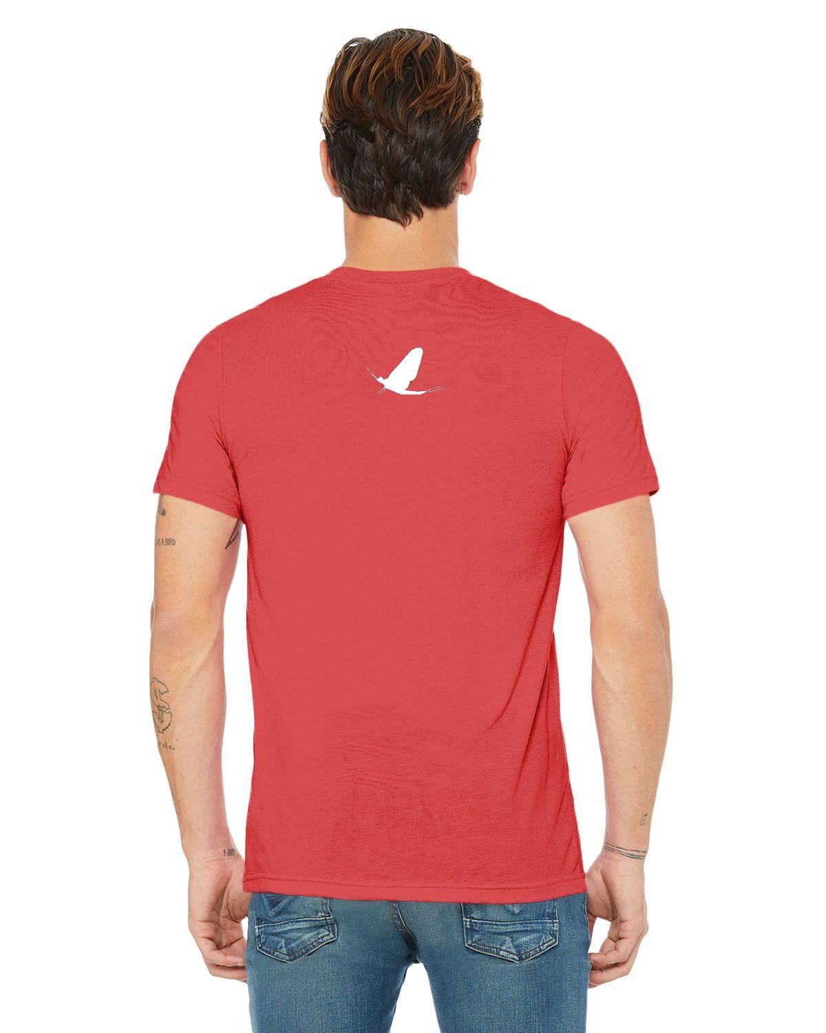 Watershed Fishing Apparel & Co. Classic Logo (White) Unisex Triblend T-Shirt