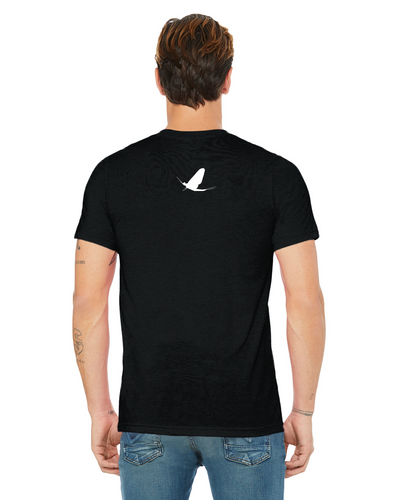 Watershed Fishing Apparel & Co. Classic Logo (White) Unisex Triblend T-Shirt