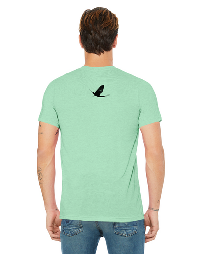 Watershed Fishing Apparel & Co. Classic Logo (Black) Unisex Triblend T-Shirt