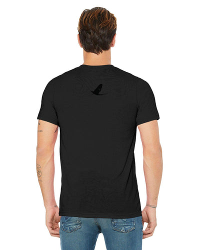 Watershed Fishing Apparel & Co. Classic Logo (Black) Unisex Triblend T-Shirt