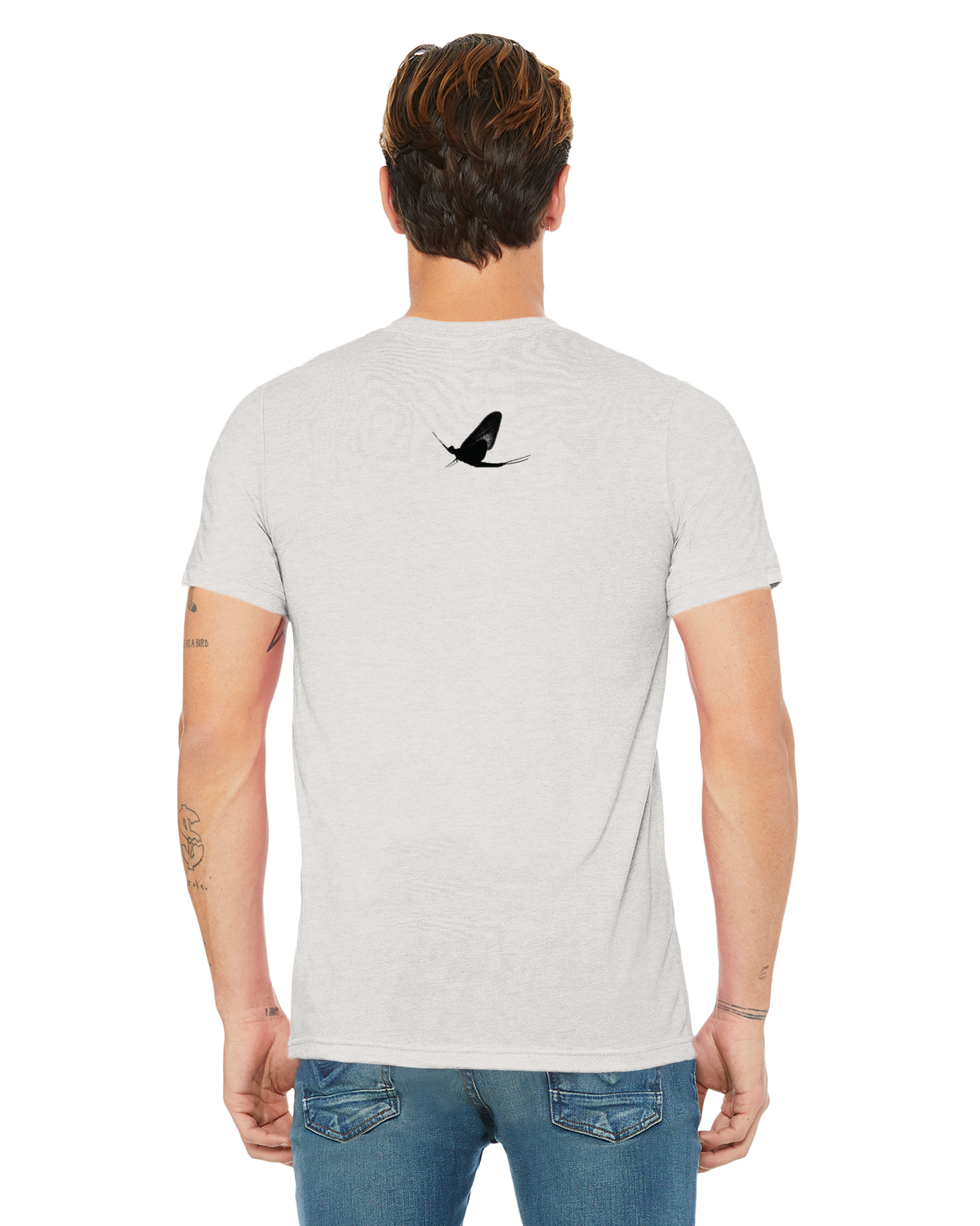 Watershed Fishing Apparel & Co. Classic Logo (Black) Unisex Triblend T-Shirt