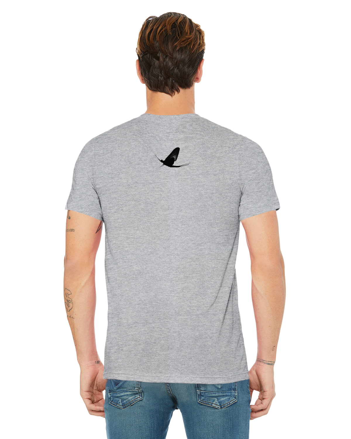 Watershed Fishing Apparel & Co. Classic Logo (Black) Unisex Triblend T-Shirt