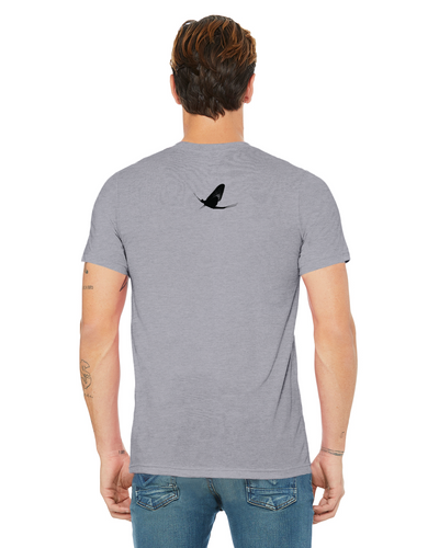 Watershed Fishing Apparel & Co. Classic Logo (Black) Unisex Triblend T-Shirt