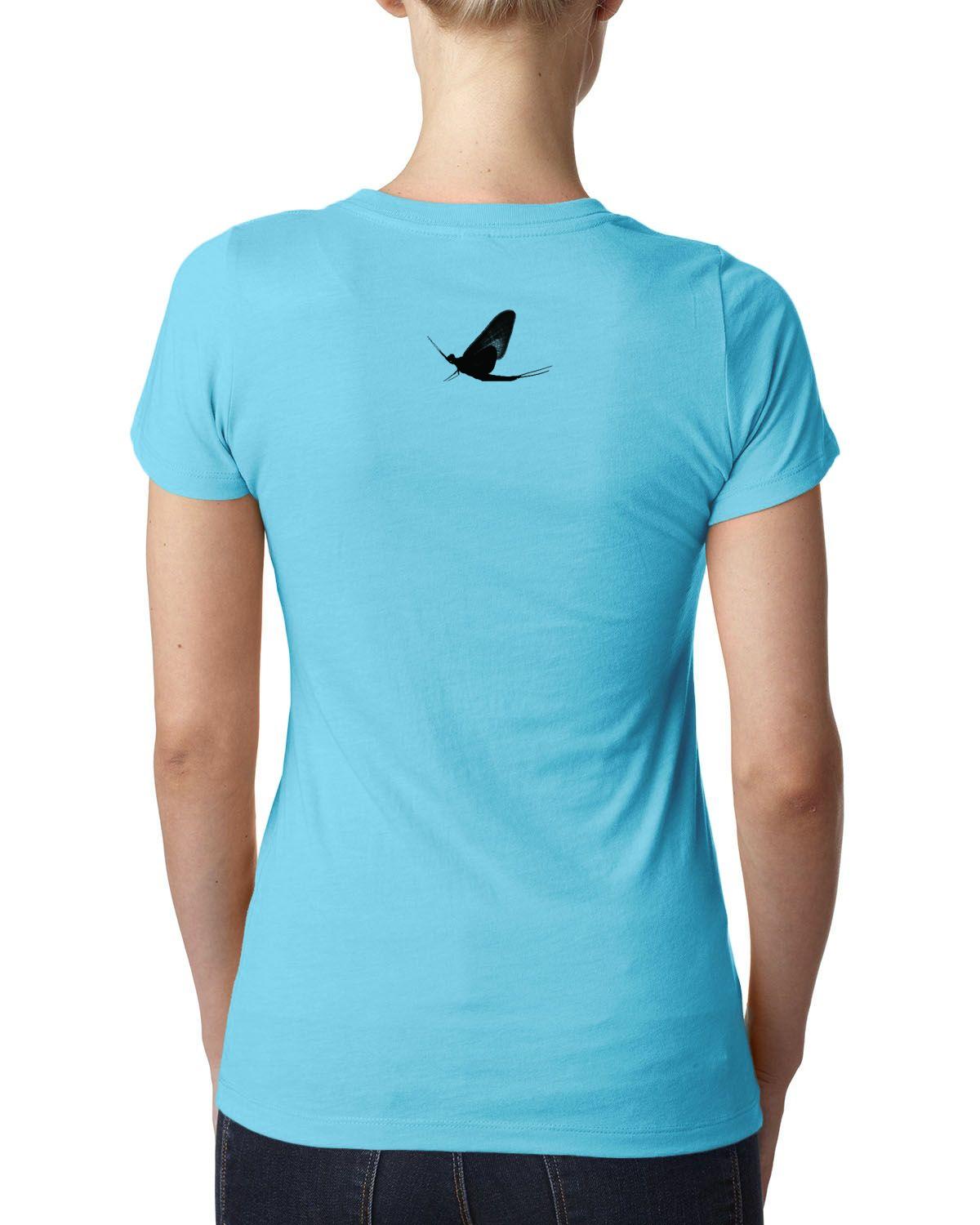 Watershed Fishing Apparel & Co. Classic Logo (Grey) Ladies' Triblend Crew