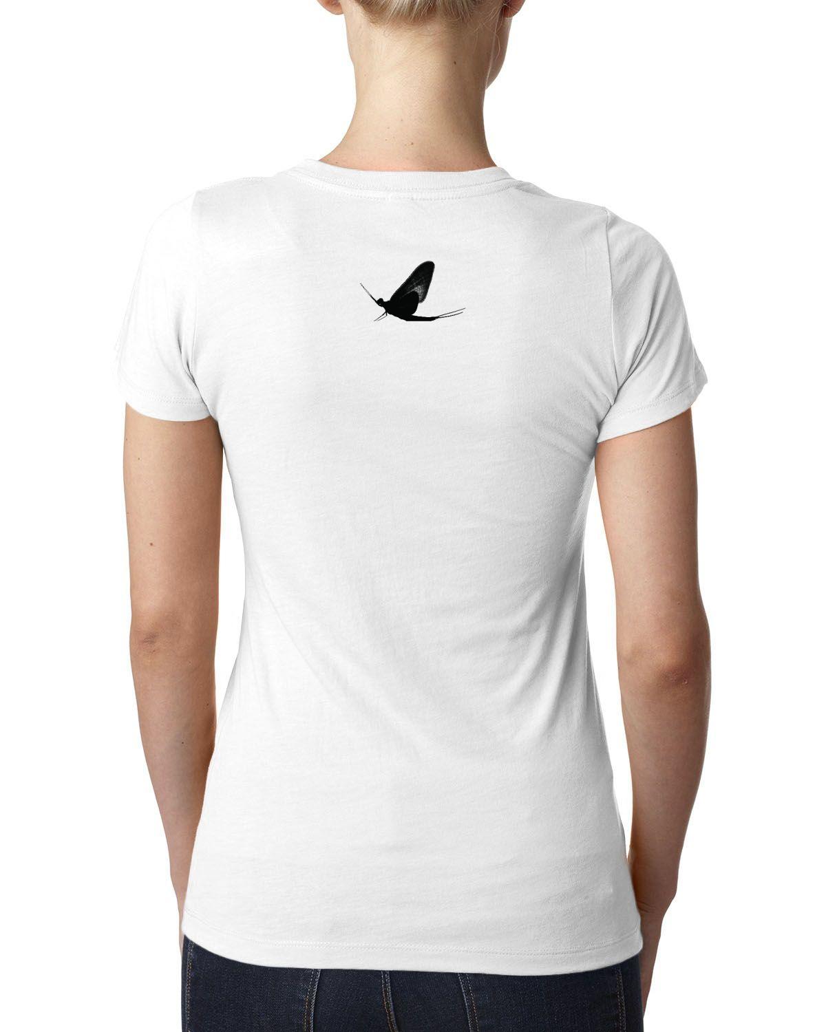 Watershed Fishing Apparel & Co. Classic Logo (Grey) Ladies' Triblend Crew