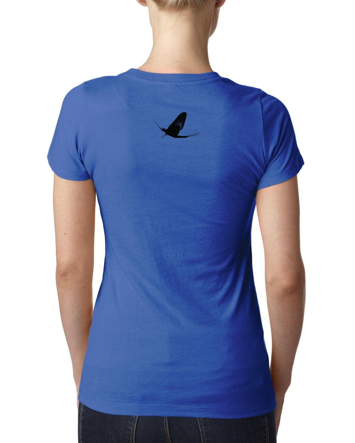 Watershed Fishing Apparel & Co. Classic Logo (Grey) Ladies' Triblend Crew