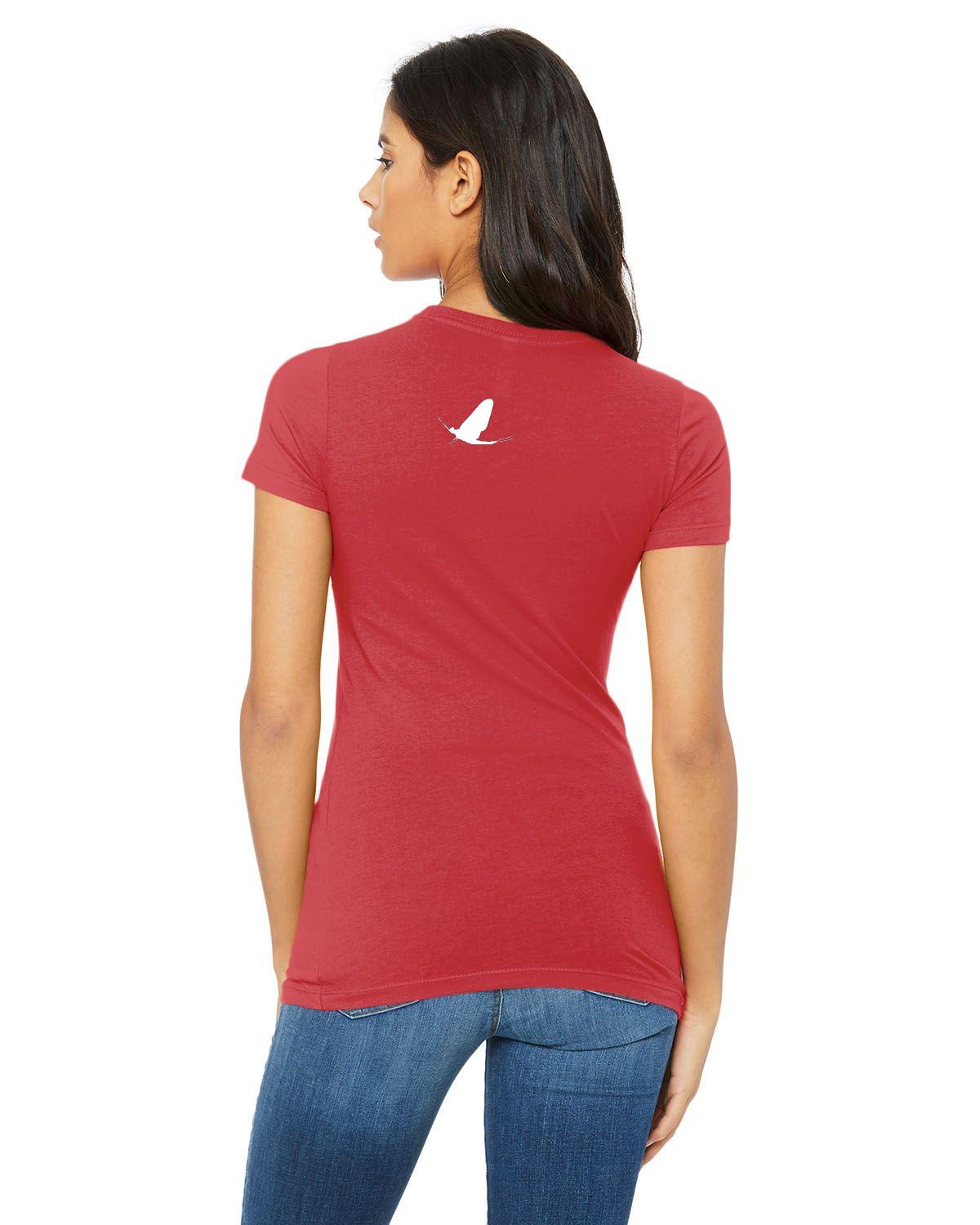 Watershed Fishing Apparel & Co. Classic Logo (White) Ladies' 'The Favorite' T-Shirt