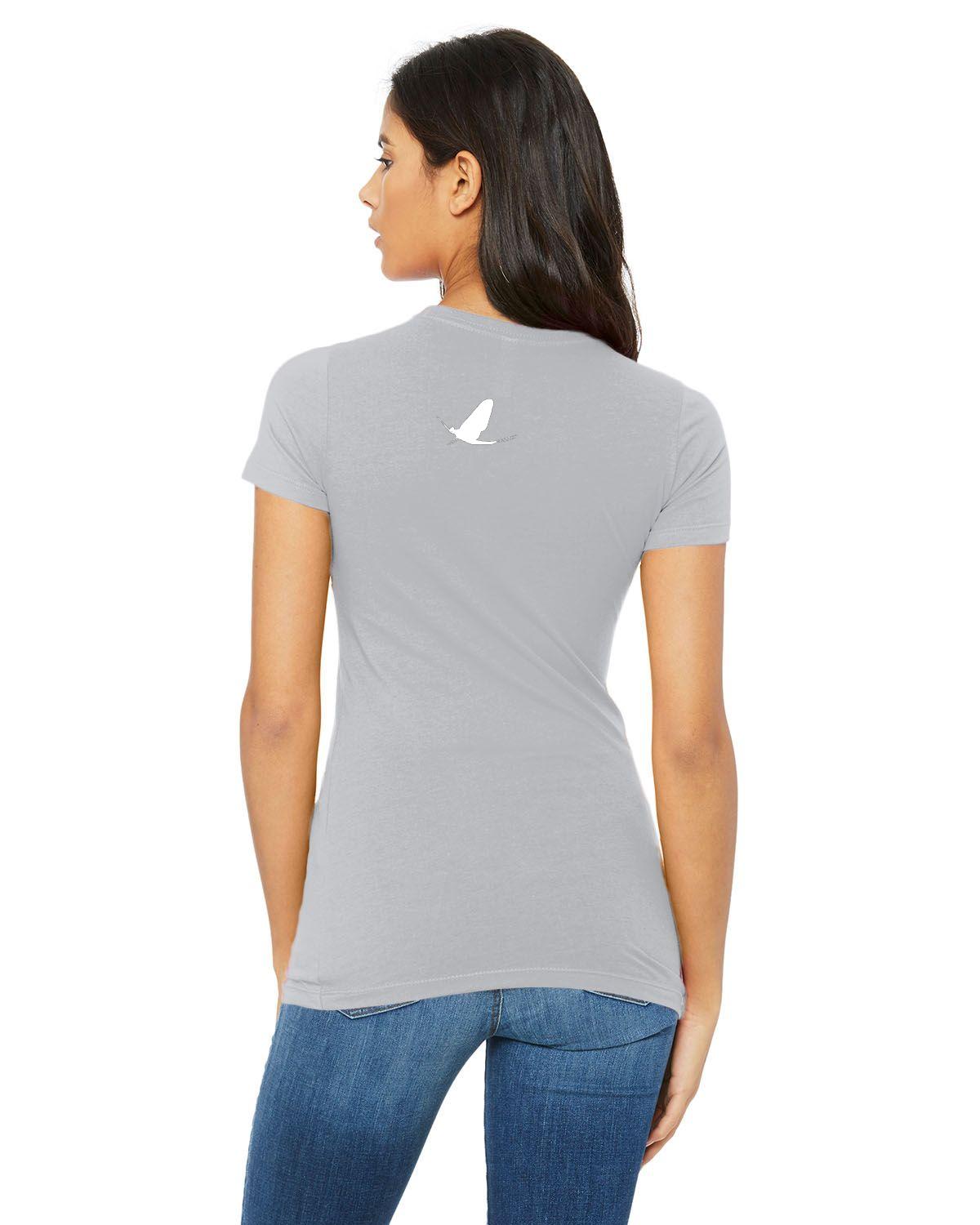 Watershed Fishing Apparel & Co. Classic Logo (White) Ladies' 'The Favorite' T-Shirt