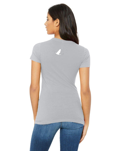 Watershed Fishing Apparel & Co. Classic Logo (White) Ladies' 'The Favorite' T-Shirt