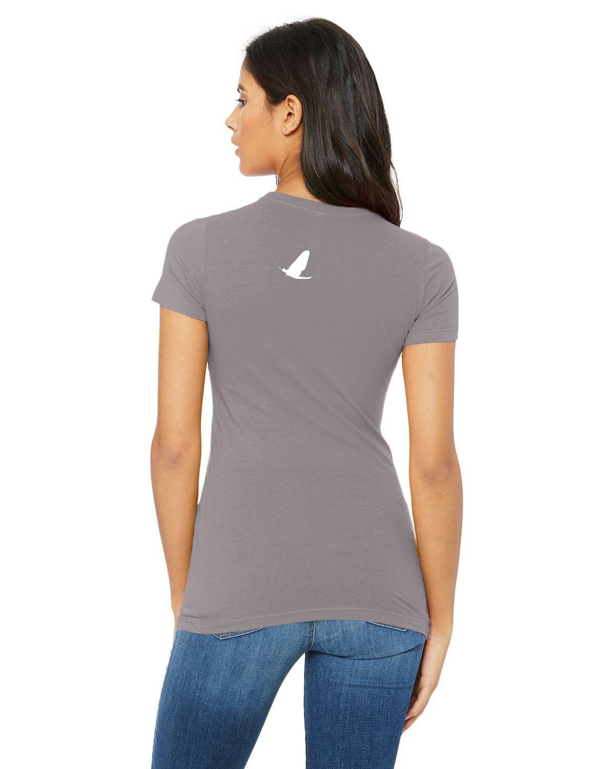 Watershed Fishing Apparel & Co. Classic Logo (White) Ladies' 'The Favorite' T-Shirt