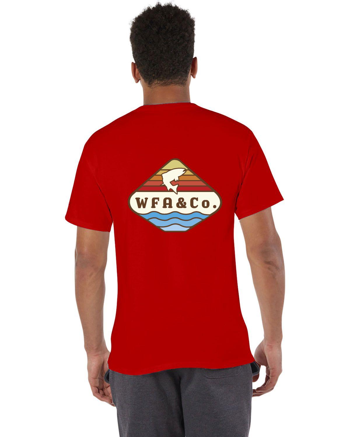 Watershed Fishing Apparel & Co. Signature Series Trout Sunset Champion T-Shirt