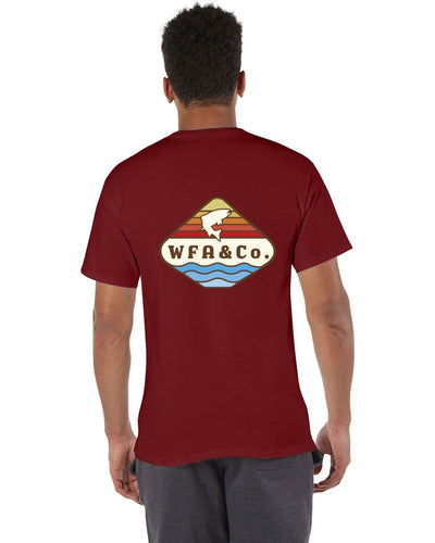 Watershed Fishing Apparel & Co. Signature Series Trout Sunset Champion T-Shirt