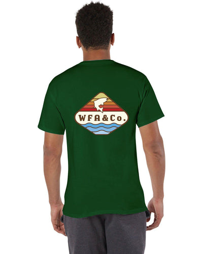 Watershed Fishing Apparel & Co. Signature Series Trout Sunset Champion T-Shirt