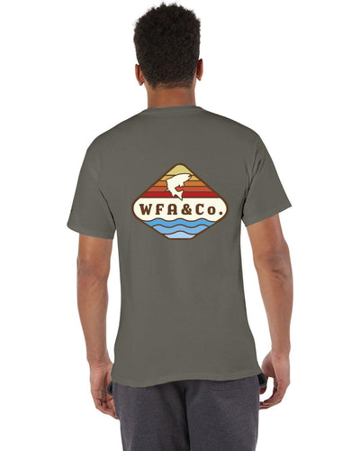 Watershed Fishing Apparel & Co. Signature Series Trout Sunset Champion T-Shirt