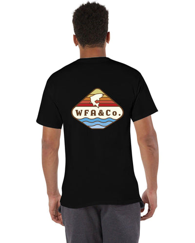 Watershed Fishing Apparel & Co. Signature Series Trout Sunset Champion T-Shirt