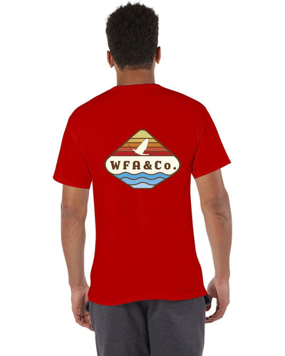 Watershed Fishing Apparel & Co. Signature Series Mayfly Sunset Champion T-Shirt