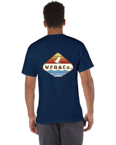 Watershed Fishing Apparel & Co. Signature Series Mayfly Sunset Champion T-Shirt