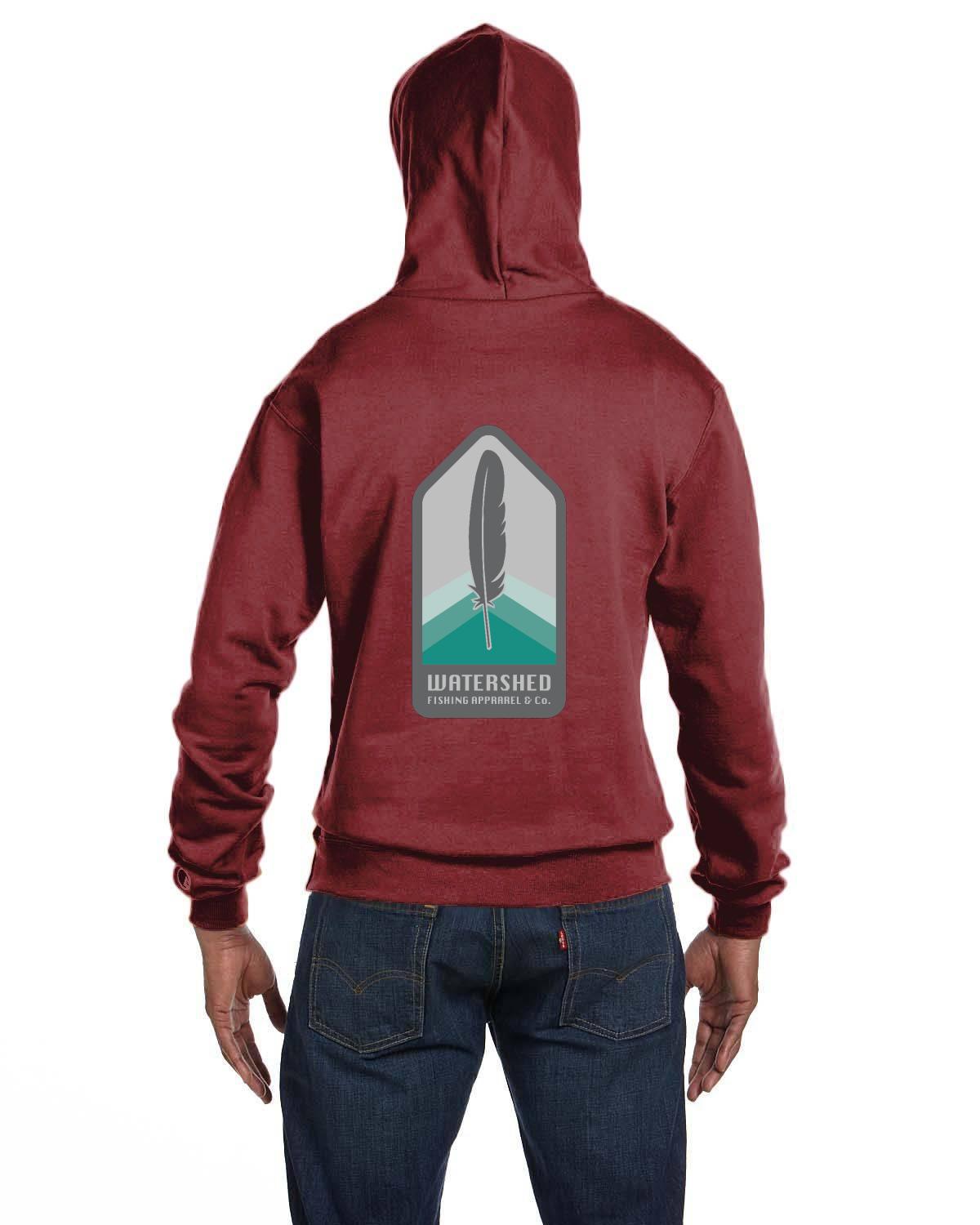 Watershed Fishing Apparel & Co. Signature Series Eagle's Feather Champion Double Dry Eco Hoodie