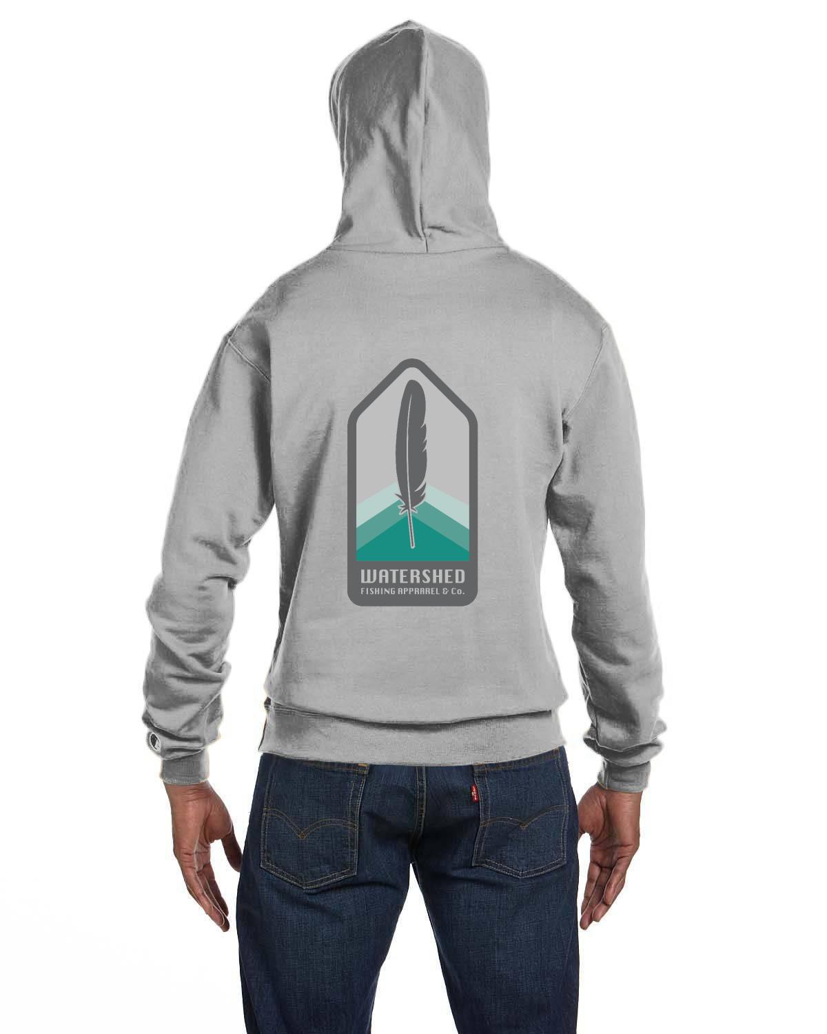 Watershed Fishing Apparel & Co. Signature Series Eagle's Feather Champion Double Dry Eco Hoodie
