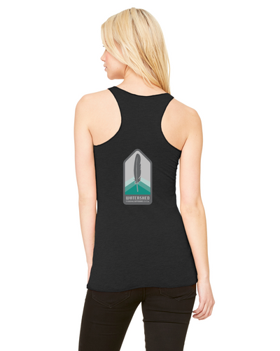 Watershed Fishing Apparel & Co. Signature Series Eagle's Feather Ladies' Triblend Racerback Tank