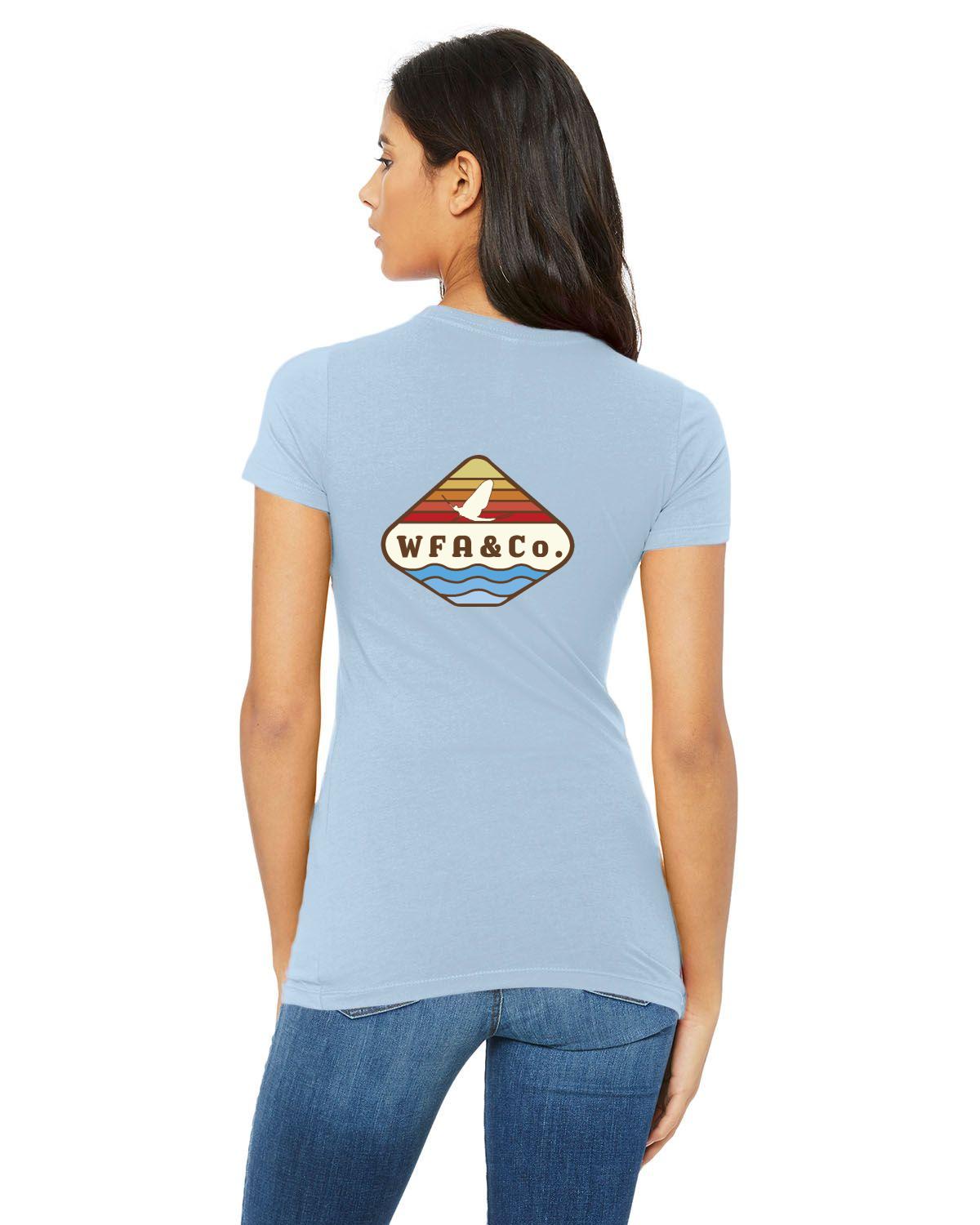 Watershed Fishing Apparel & Co. Signature Series Mayfly Sunset Ladies' "The Favorite" T-Shirt