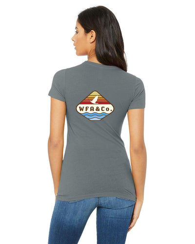 Watershed Fishing Apparel & Co. Signature Series Mayfly Sunset Ladies' "The Favorite" T-Shirt