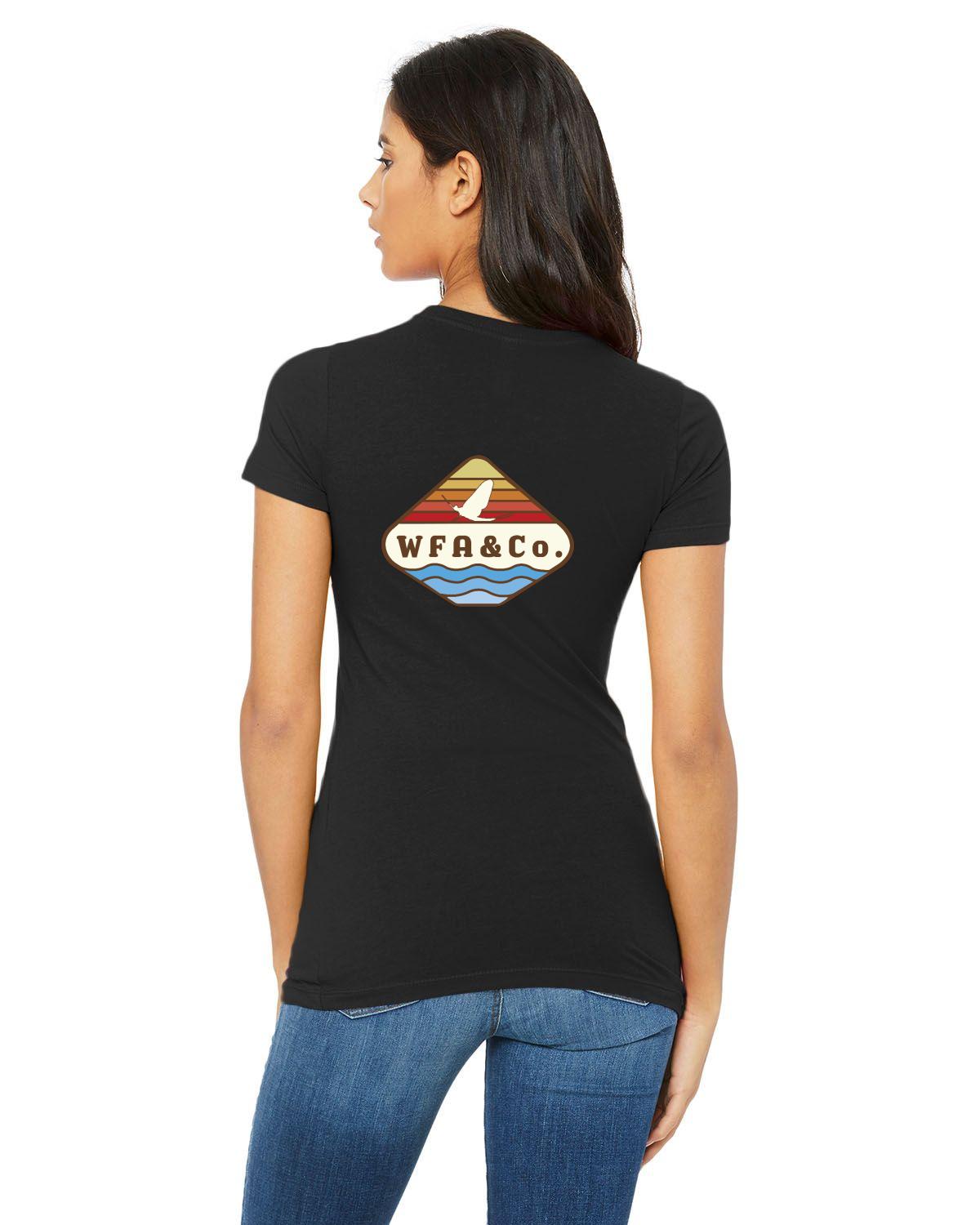 Watershed Fishing Apparel & Co. Signature Series Mayfly Sunset Ladies' "The Favorite" T-Shirt