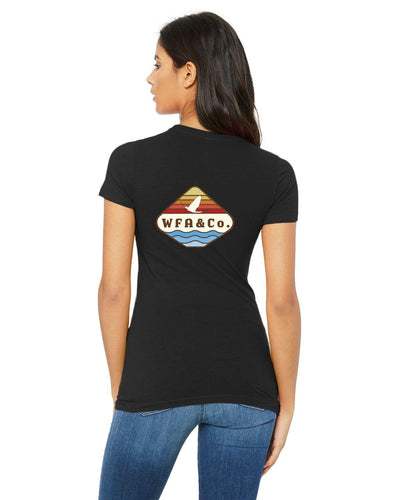 Watershed Fishing Apparel & Co. Signature Series Mayfly Sunset Ladies' "The Favorite" T-Shirt