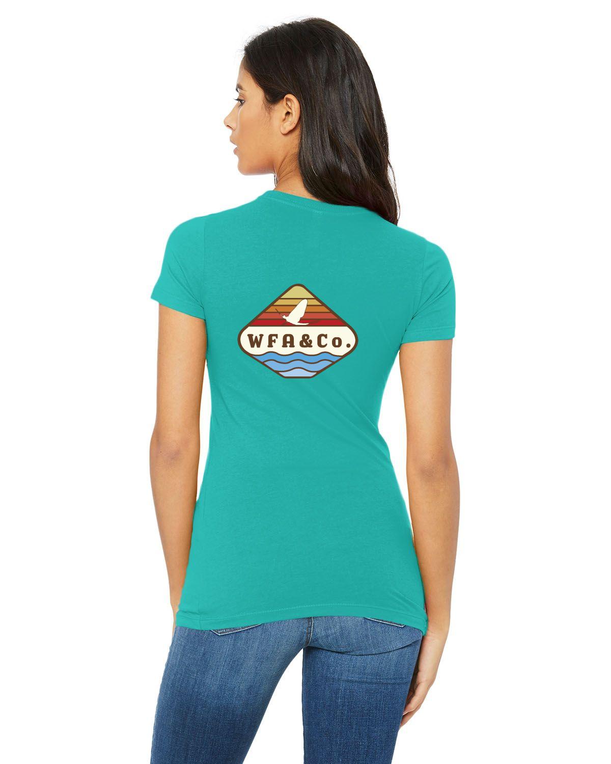 Watershed Fishing Apparel & Co. Signature Series Mayfly Sunset Ladies' "The Favorite" T-Shirt