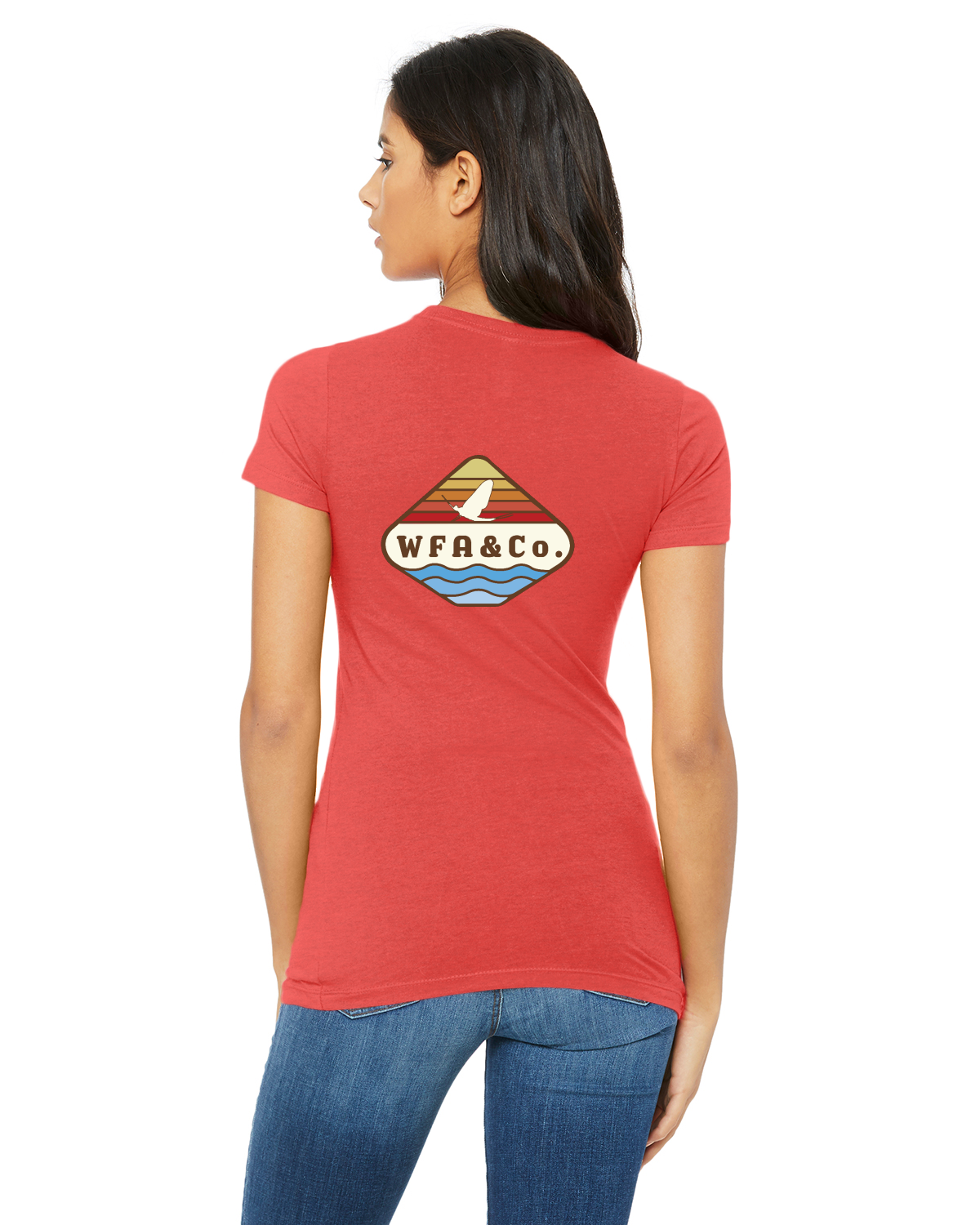 Watershed Fishing Apparel & Co. Signature Series Mayfly Sunset Ladies' "The Favorite" T-Shirt