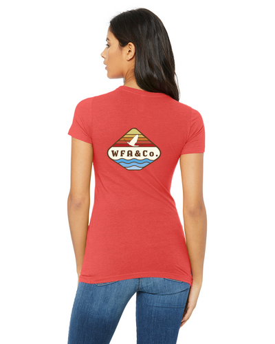 Watershed Fishing Apparel & Co. Signature Series Mayfly Sunset Ladies' "The Favorite" T-Shirt