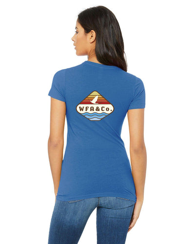 Watershed Fishing Apparel & Co. Signature Series Mayfly Sunset Ladies' "The Favorite" T-Shirt