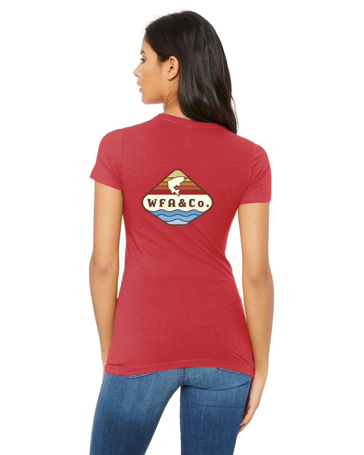 Watershed Fishing Apparel & Co. Signature Series Trout Sunset Ladies' "The Favorite" T-Shirt