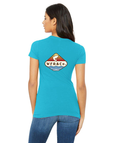 Watershed Fishing Apparel & Co. Signature Series Trout Sunset Ladies' "The Favorite" T-Shirt