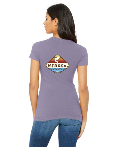 Watershed Fishing Apparel & Co. Signature Series Trout Sunset Ladies' "The Favorite" T-Shirt