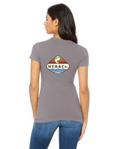 Watershed Fishing Apparel & Co. Signature Series Trout Sunset Ladies' "The Favorite" T-Shirt