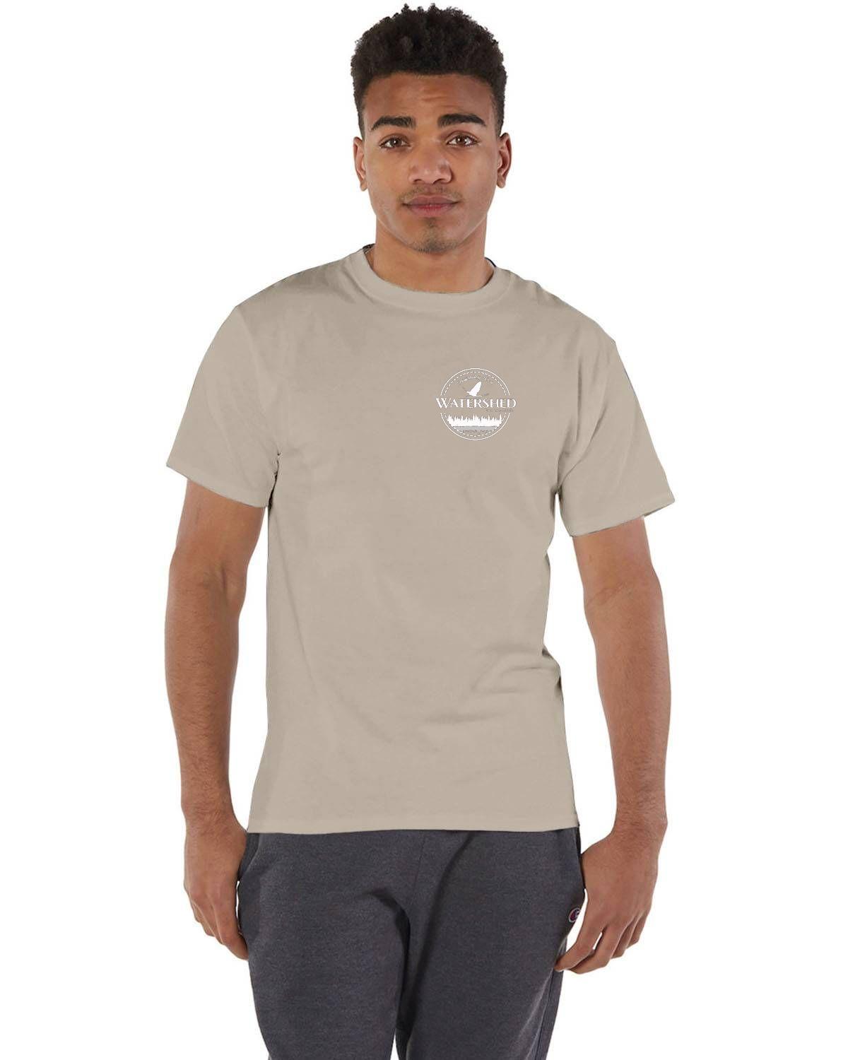Watershed Fishing Apparel & Co. Signature Series Mayfly Sunset Champion Short-Sleeve T-Shirt