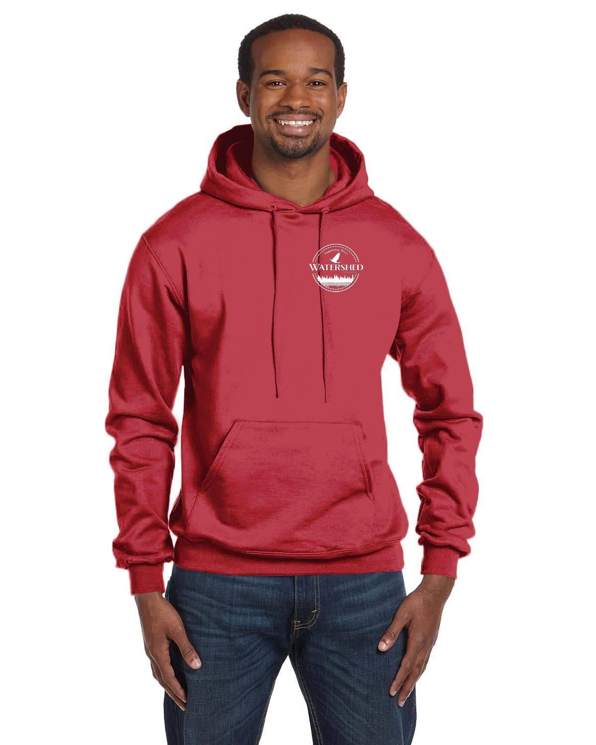 Watershed Fishing Apparel & Co. Signature Series Trout Sunset Champion Double Dry Eco Hoodie