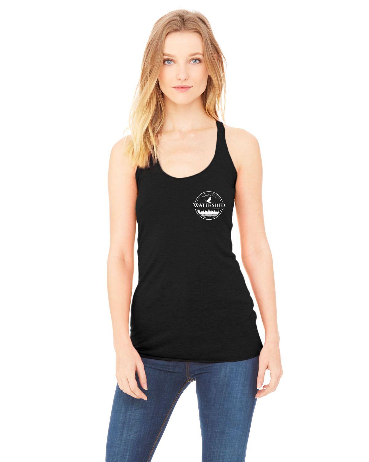 Watershed Fishing Apparel & Co. Signature Series Eagle's Feather Ladies' Triblend Racerback Tank