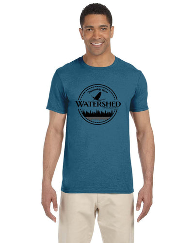 Watershed Fishing Apparel & Co. Classic Logo (Black) Soft Feel T-Shirt