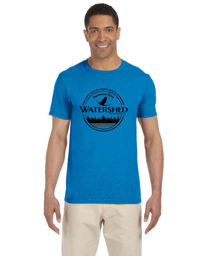 Watershed Fishing Apparel & Co. Classic Logo (Black) Soft Feel T-Shirt