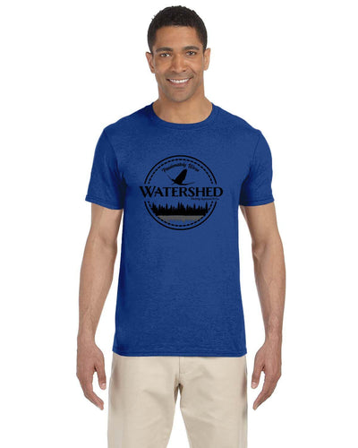 Watershed Fishing Apparel & Co. Classic Logo (Black) Soft Feel T-Shirt