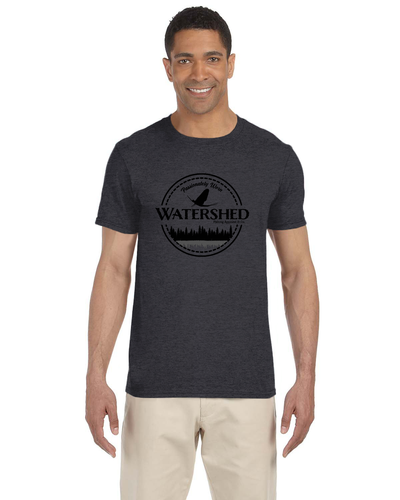 Watershed Fishing Apparel & Co. Classic Logo (Black) Soft Feel T-Shirt