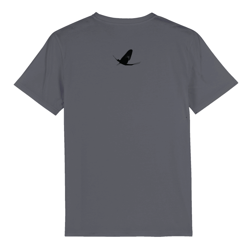 Watershed Fishing Apparel & Co. Classic Logo (Light Grey) Organic Unisex Crewneck T-shirt