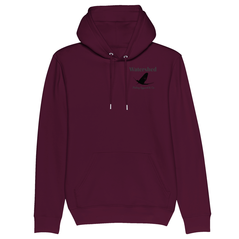 Watershed Fishing Apparel & Co. Mayfly Organic Unisex Pullover Hoodie