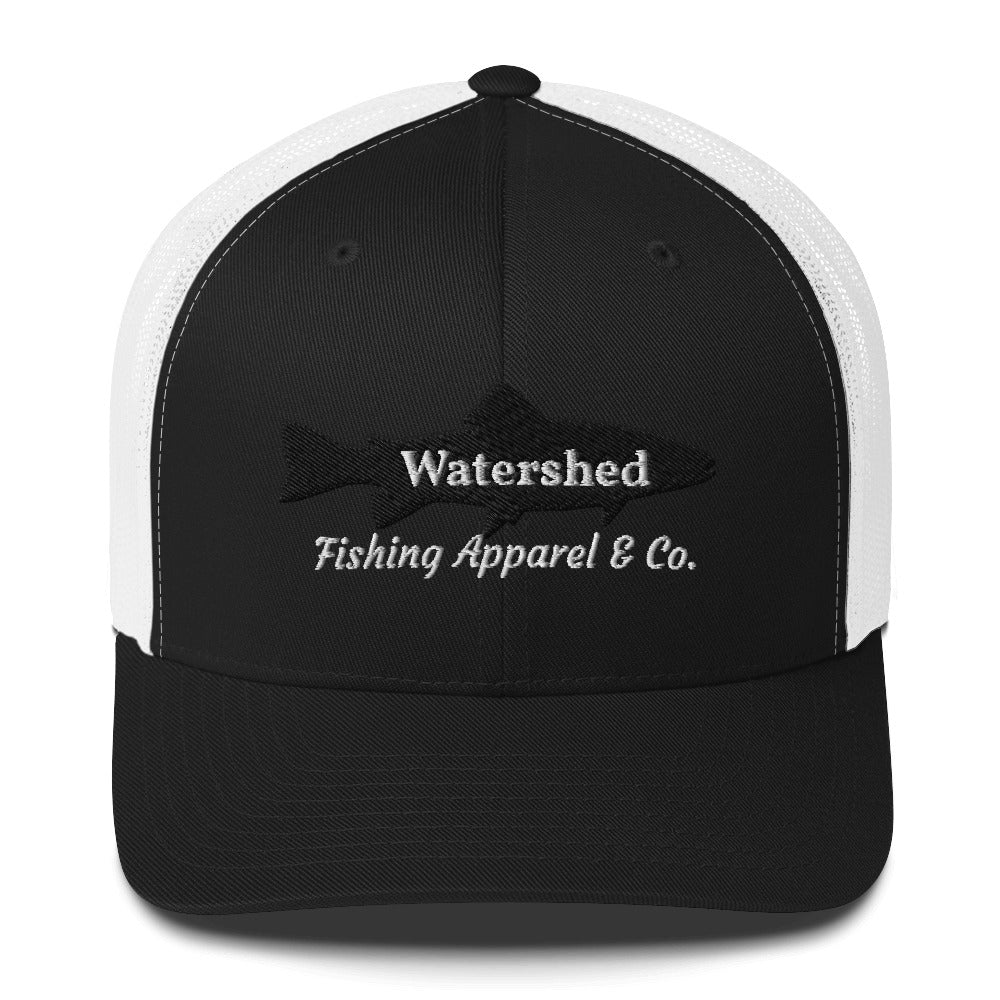Watershed Fishing Apparel & Co. Embroidered Trout Trucker Cap