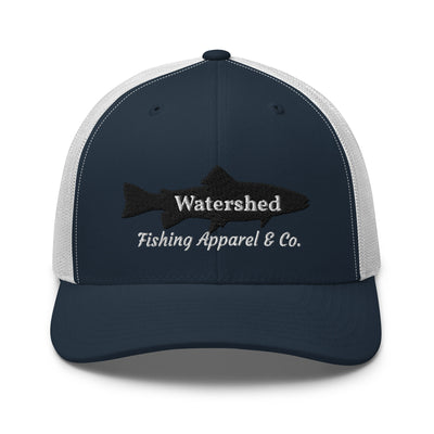 Watershed Fishing Apparel & Co. Embroidered Trout Trucker Cap