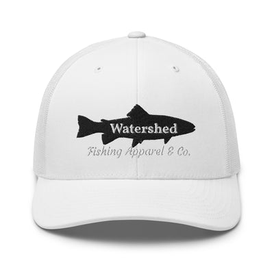 Watershed Fishing Apparel & Co. Embroidered Trout Trucker Cap